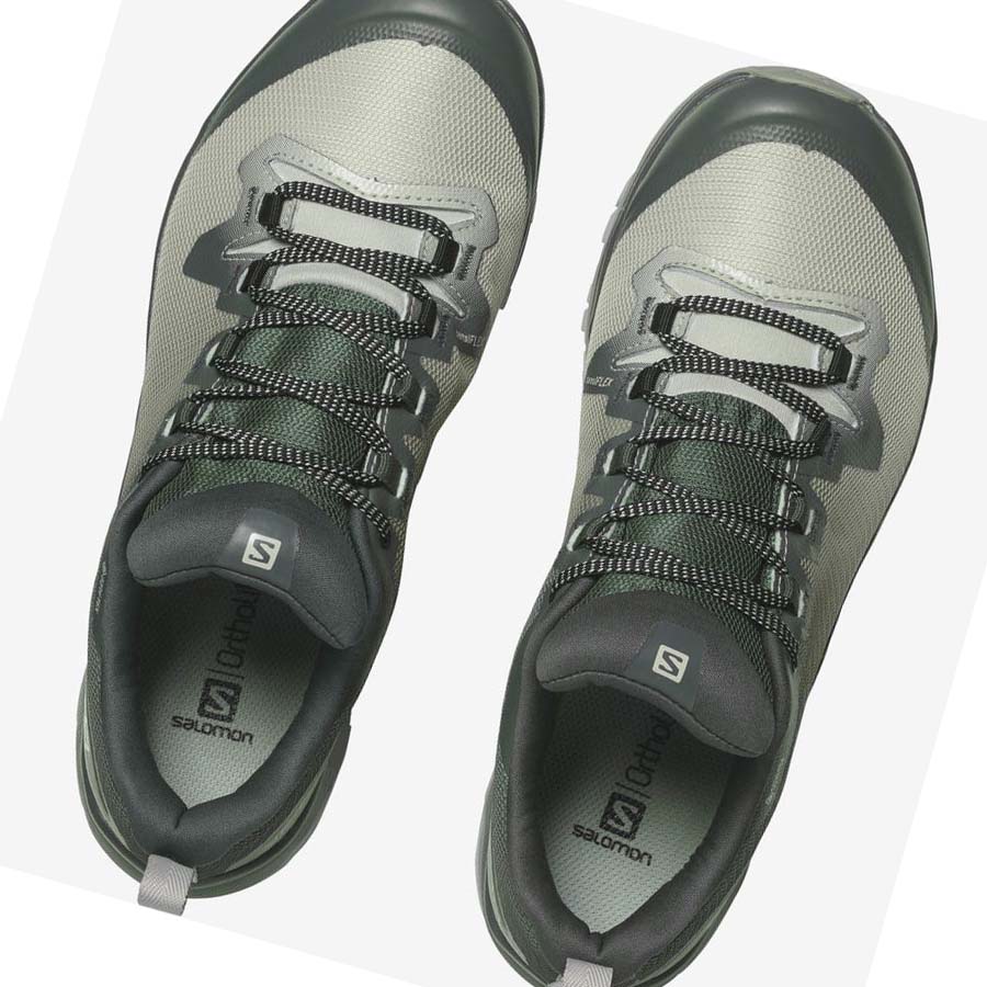 Tenis Senderismo Salomon WoVAYA GORE-TEX Mujer Verde Oliva | MX 2843GSO